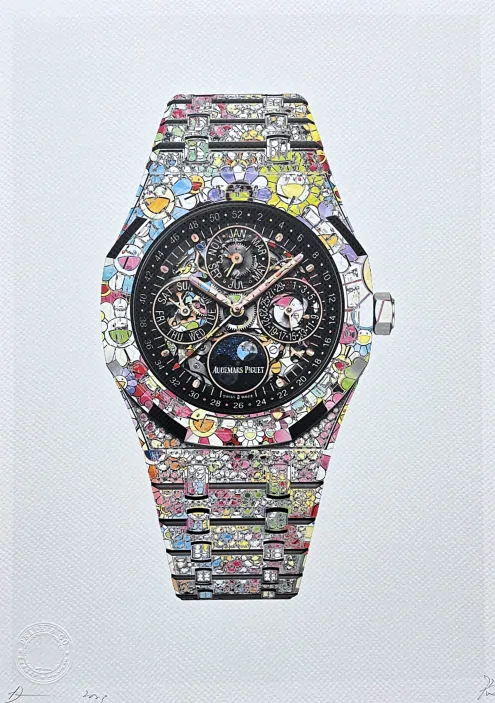 Death NYC - Audemars Piguet - limitovaná edice s certifikátem, 32x45cm