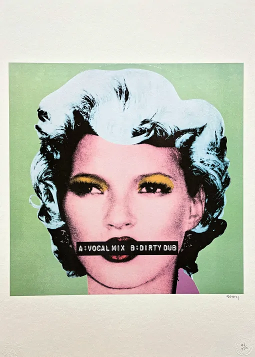 Banksy - Kate Moss 76/150 - číslovaná edice s certifikátem, 50x70cm