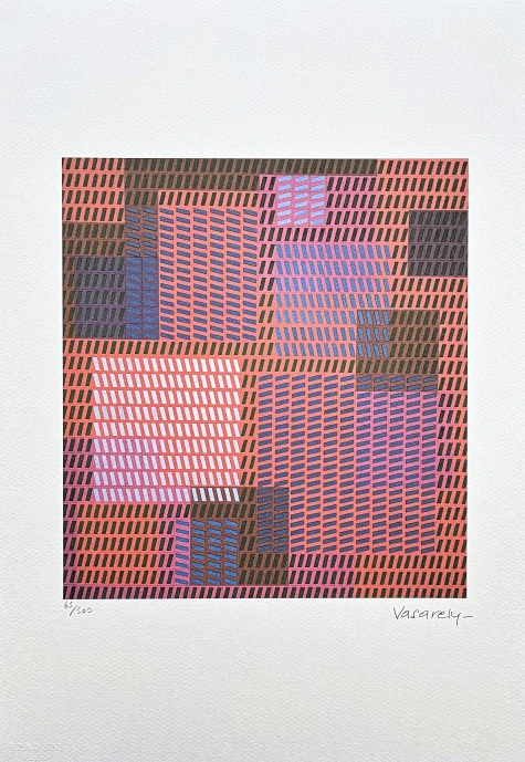 Victor Vasarely - Keiho C1 - limitovaná edice s certifikátem