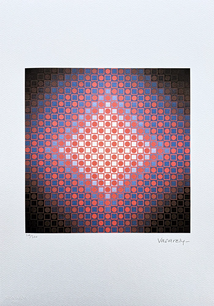 Victor Vasarely - Boglar - limitovaná edice s certifikátem