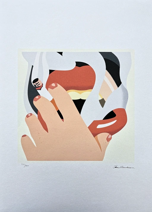 Tom Wesselmann - Smoker 1 - signováno, limitovaná edice 220/450