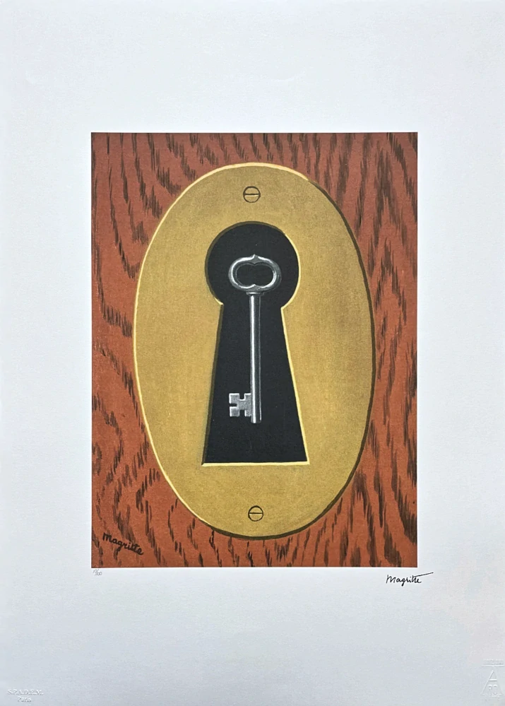 René Magritte - Le Sourire du Diable 10/100 - limitovaná edice, 50x70cm
