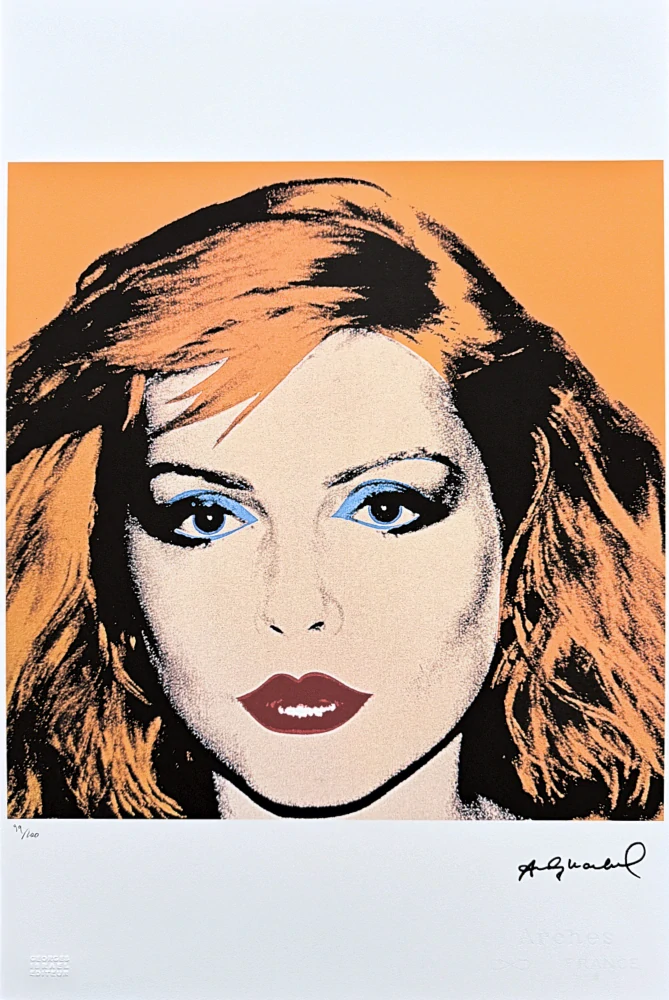 Andy Warhol - Debbie Harry oranžová 99/100 - edice Leo Castelli s certifikátem