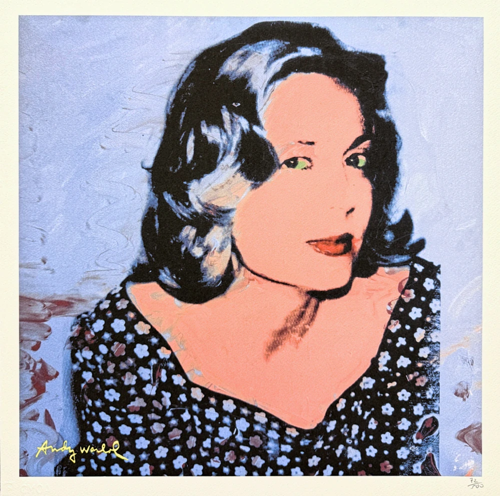 Andy Warhol - Sao Schlumberger 72/500 - signováno, 50x50cm, limitovaná edice CMOA s certifikátem
