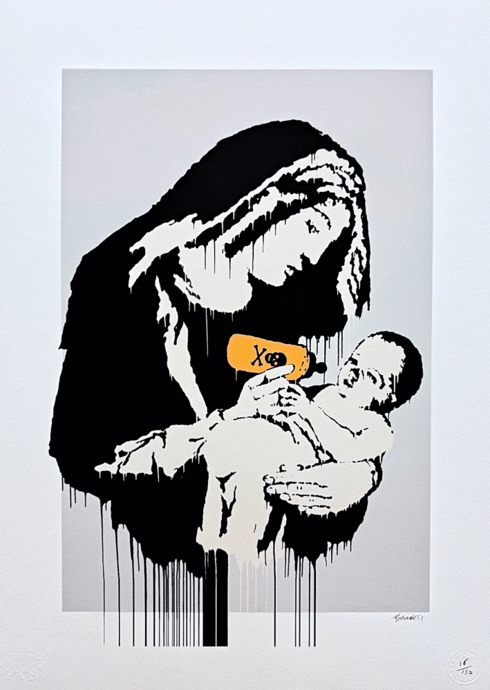 Banksy - Toxic Mary 16/150 - číslovaná edice s certifikátem, 50x70cm