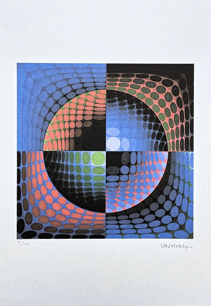 Victor Vasarely - Astonishing - limitovaná edice s certifikátem
