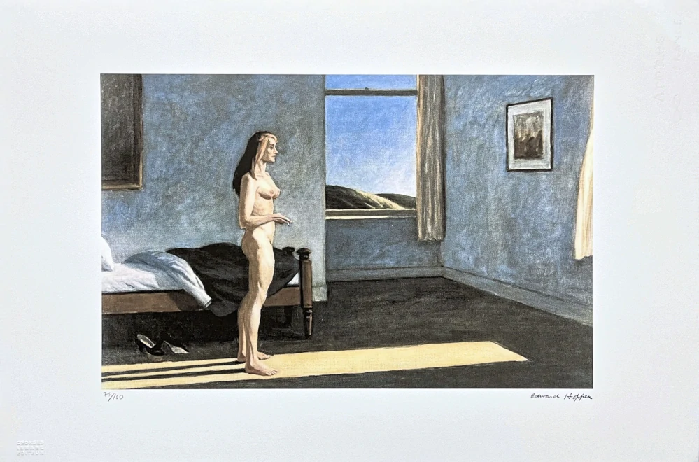 Edward Hopper - Woman in the sun 75/150 - limitovaná edice, s certifikátem, 57x38 cm