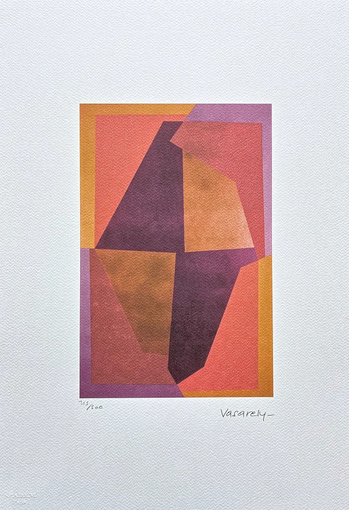 Victor Vasarely - Mindoro II - limitovaná edice s certifikátem