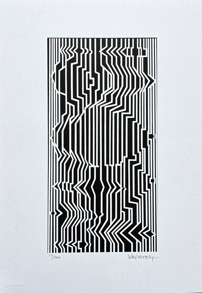 Victor Vasarely - Meandre IV - limitovaná edice s certifikátem