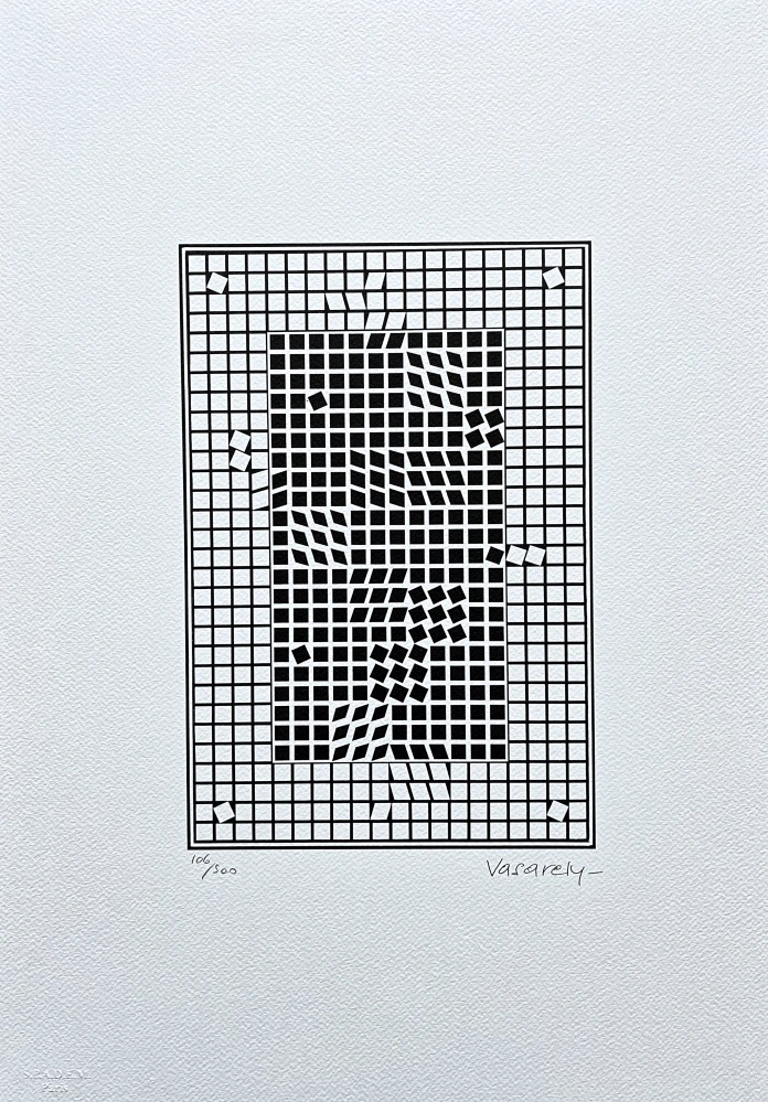 Victor Vasarely - Tinko - limitovaná edice s certifikátem