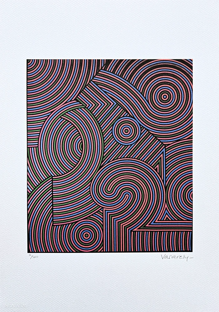Victor Vasarely - Tekers MC - limitovaná edice s certifikátem