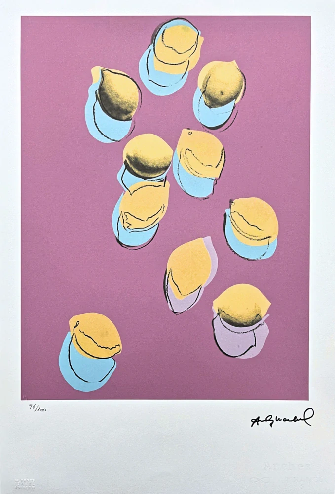Andy Warhol - Lemons 96/100 - edice Leo Castelli s certifikátem