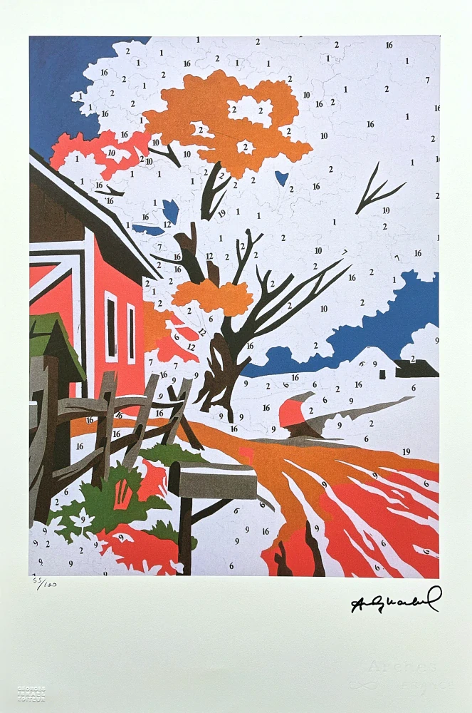 Andy Warhol - Do it yourself x/100 - edice Leo Castelli s certifikátem
