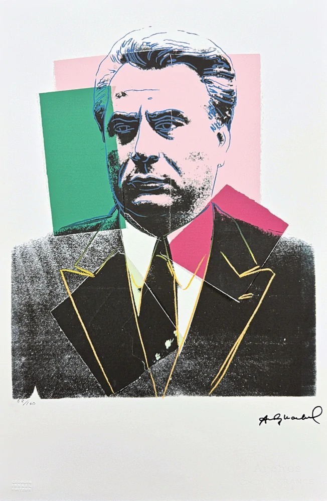 Andy Warhol - John Gotti 62/100 - edice Leo Castelli s certifikátem