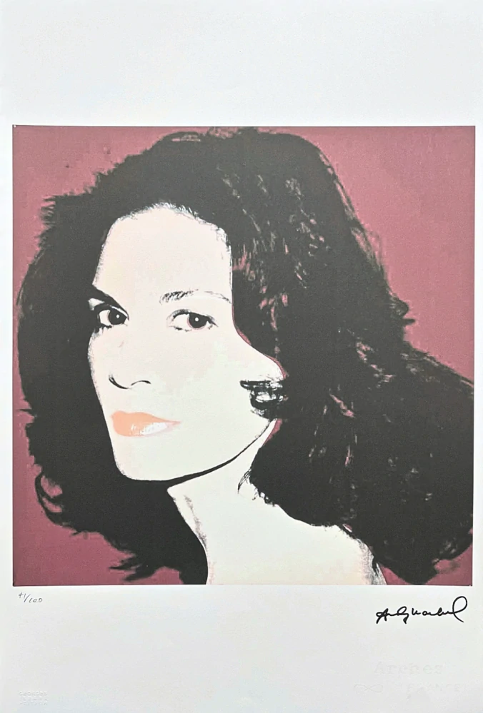 Andy Warhol - Florinda Bolka x/100 - edice Leo Castelli s certifikátem