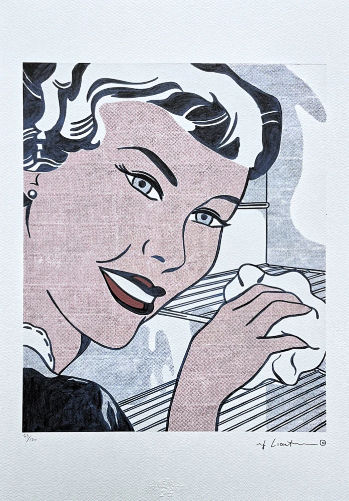 Roy Lichtenstein - The Refrigerator - signováno, 35x50cm, limitovaná edice 75/150