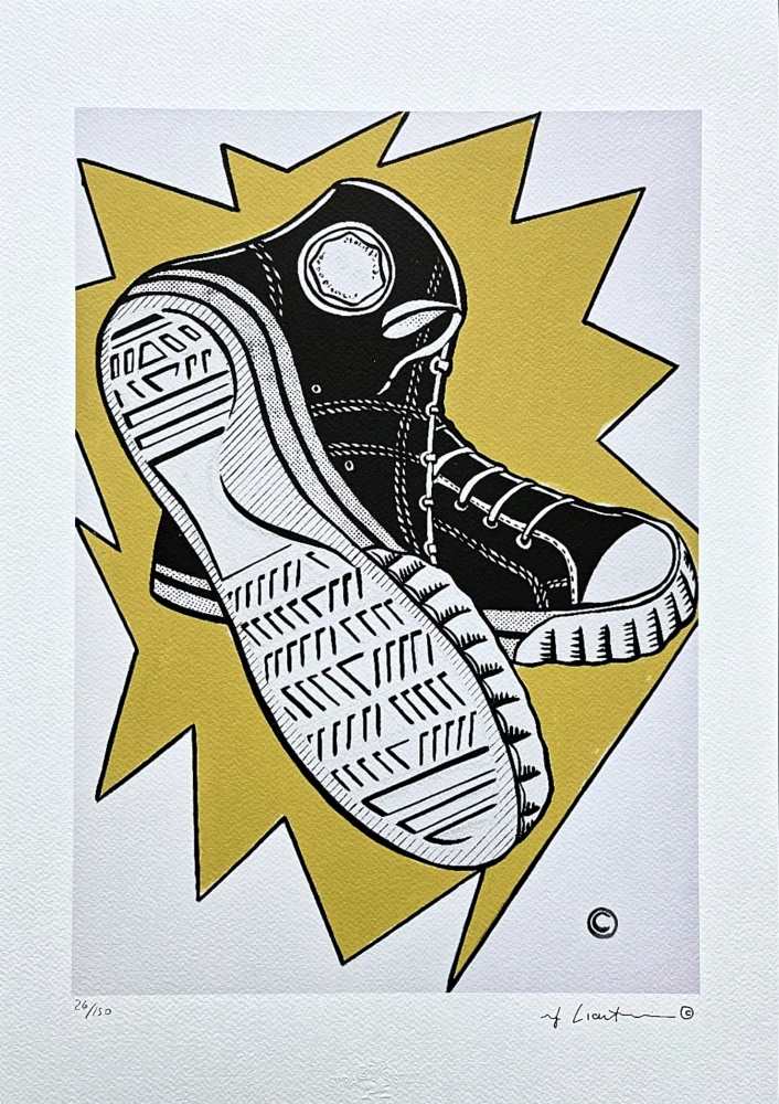 Roy Lichtenstein - Keds - signováno, 35x50cm, limitovaná edice 26/150
