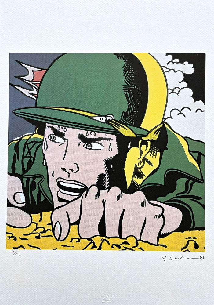 Roy Lichtenstein - Scared Witless - signováno, 35x50cm, limitovaná edice 56/150