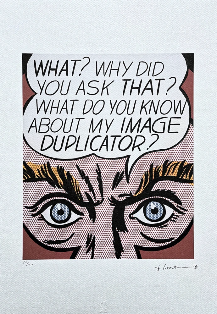 Roy Lichtenstein - Image Duplicator - signováno, 35x50cm, limitovaná edice 29/150