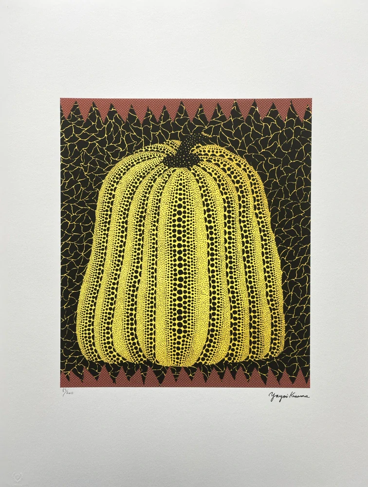 Yayoi Kusama - Pumpkin A x/500 - signováno, číslovaná edice, 50x65 cm