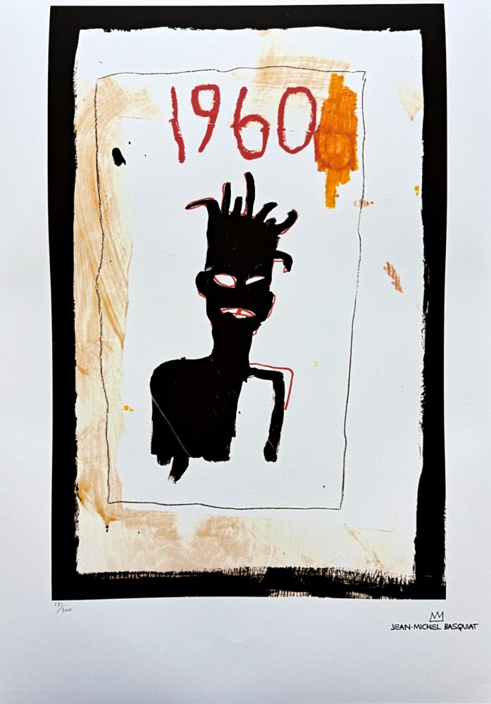 Jean-Michel Basquiat - 1960 285/300 - limitovaná edice, signováno, 50x70cm