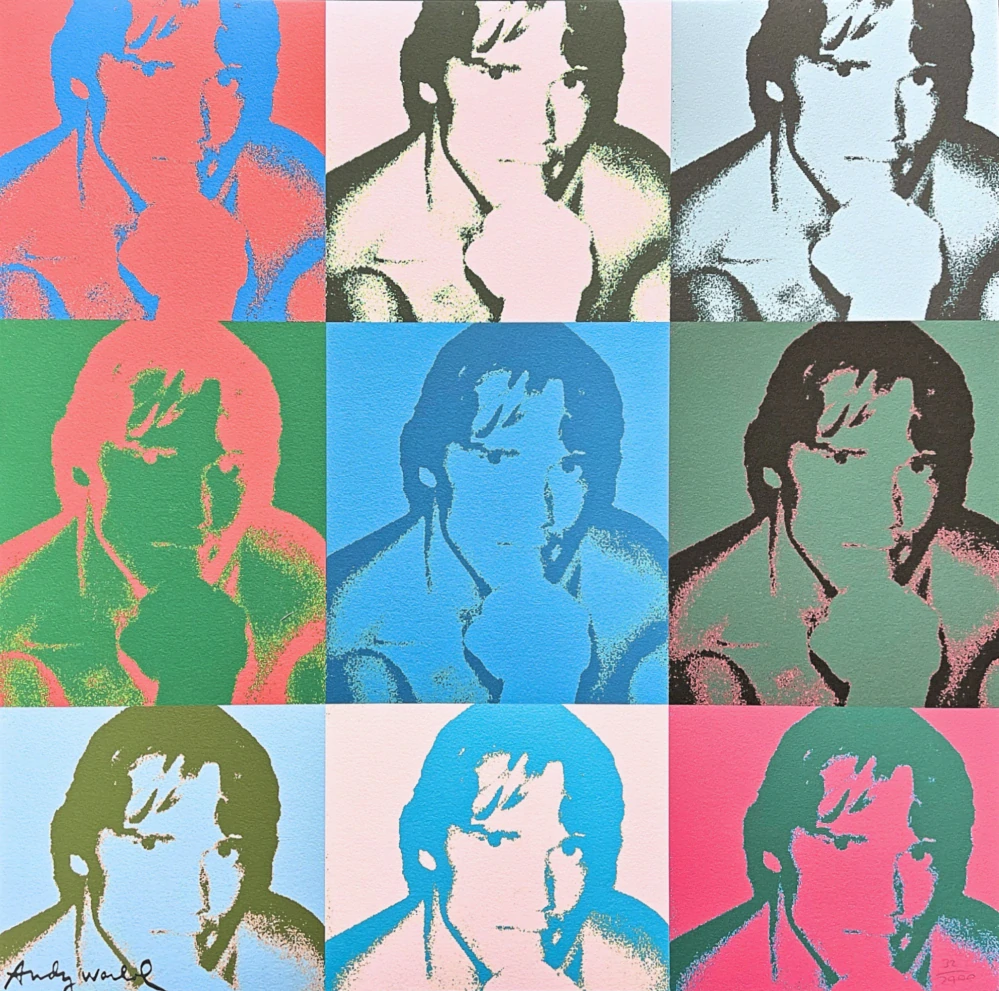 Andy Warhol - Arnold Schwarzenegger x/2400 - 60x60 cm, limitovaná edice CMOA s certifikátem