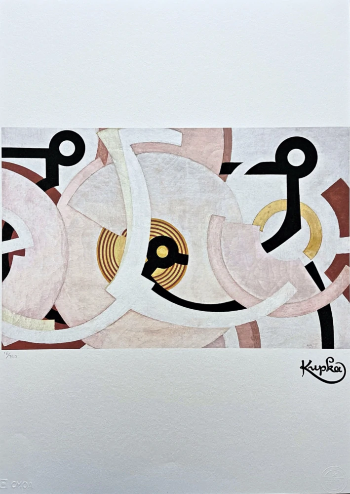 František Kupka - Divertimento ll 16/350 - limitovaná edice s certifikátem, 50x70cm