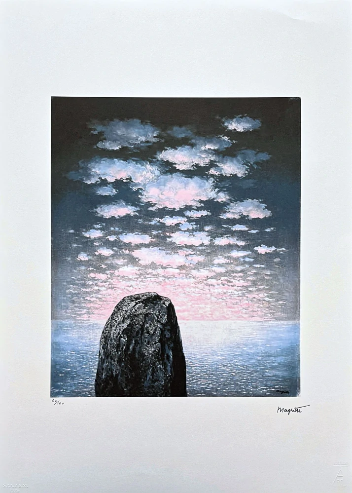 René Magritte - Le Bal Masque 62/100 - limitovaná edice, 50x70cm
