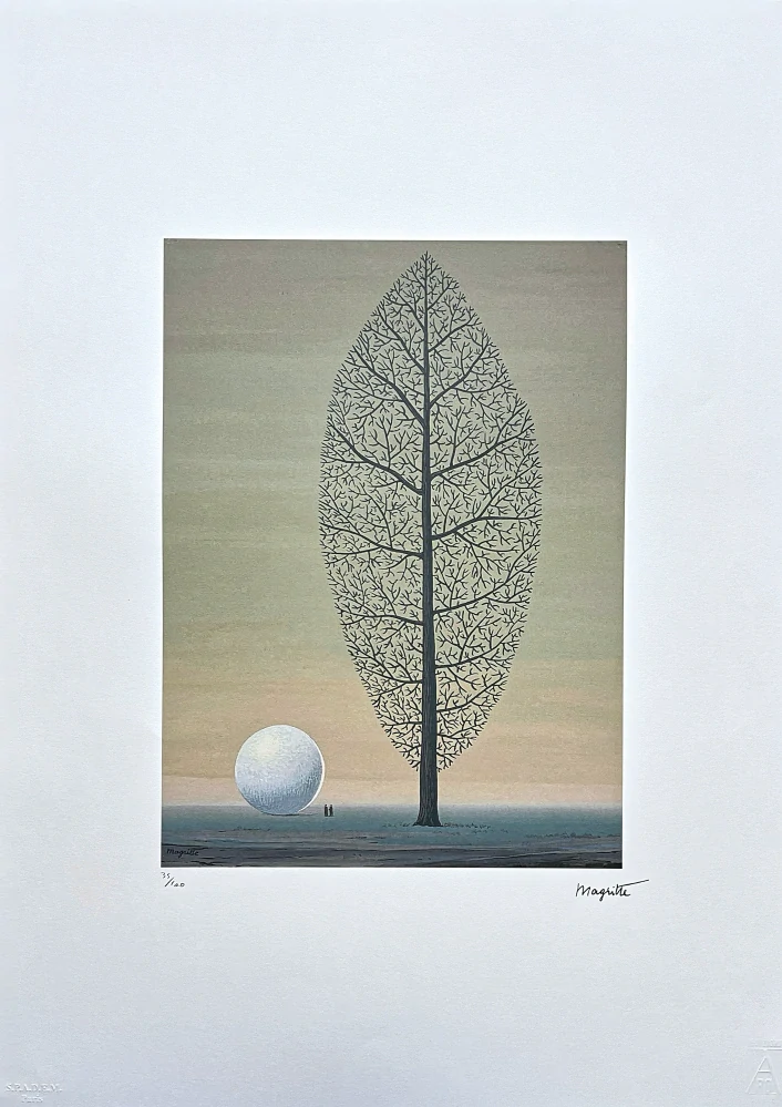 René Magritte - La Recherche de L'absolu II x/100 - limitovaná edice, 50x70cm