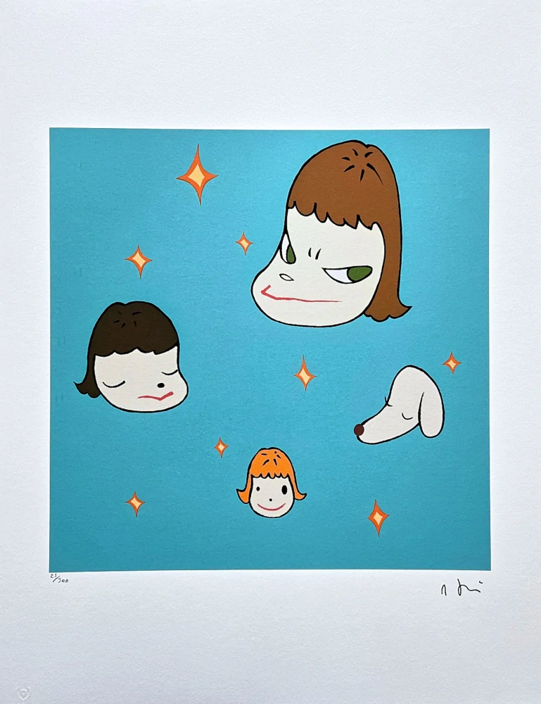 Nara Yoshitomo - Star Island 25/300 - signováno, číslovaná edice, 50x65 cm