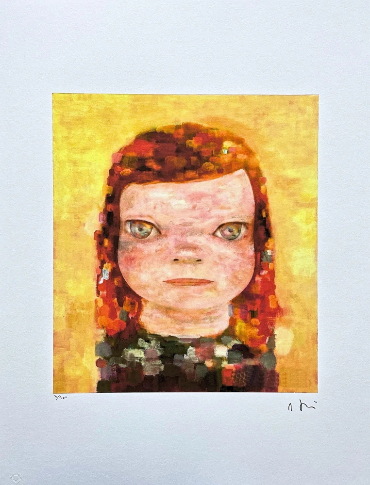 Nara Yoshitomo - Light Haze Days 71/300 - signováno, číslovaná edice, 50x65 cm