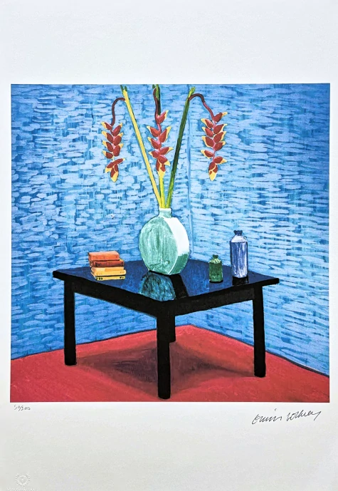 David Hockney - Exciting times are ahead 50/500 - limitovaná edice, s certifikátem, 35x50 cm