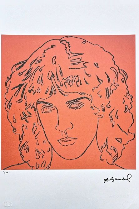Andy Warhol - Billy Squier x/100 - edice Leo Castelli s certifikátem