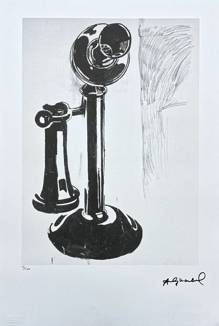 Andy Warhol - Telephone 12/100 - edice Leo Castelli s certifikátem