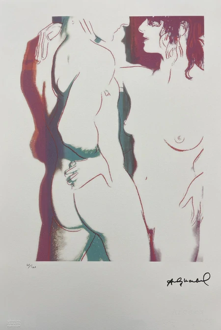 Andy Warhol - Love fialovo-modrý 80/100 - edice Leo Castelli s certifikátem