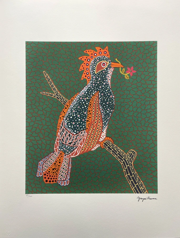 Yayoi Kusama - Dawn 88/500 - signováno, číslovaná edice, 50x65 cm