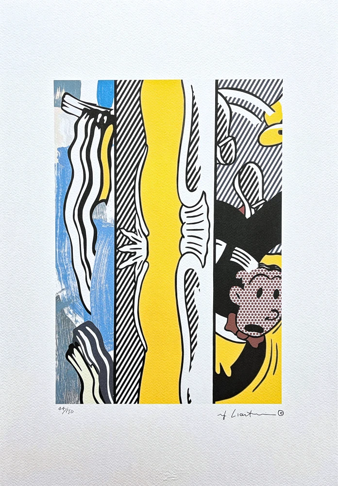 Roy Lichtenstein - Two Paintings: Dagwood - signováno, 35x50cm, limitovaná edice 44/150