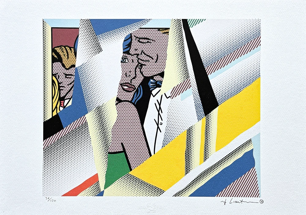 Roy Lichtenstein - Reflections on Crash - signováno, 50x35cm, limitovaná edice 36/150