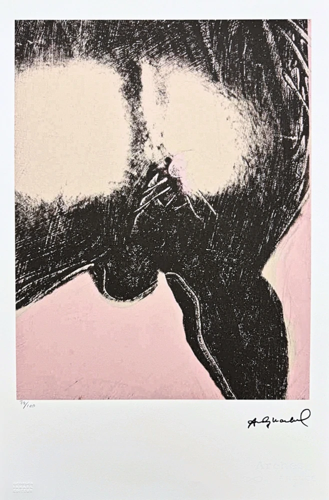 Andy Warhol - Male torso 70/100 - edice Leo Castelli s certifikátem