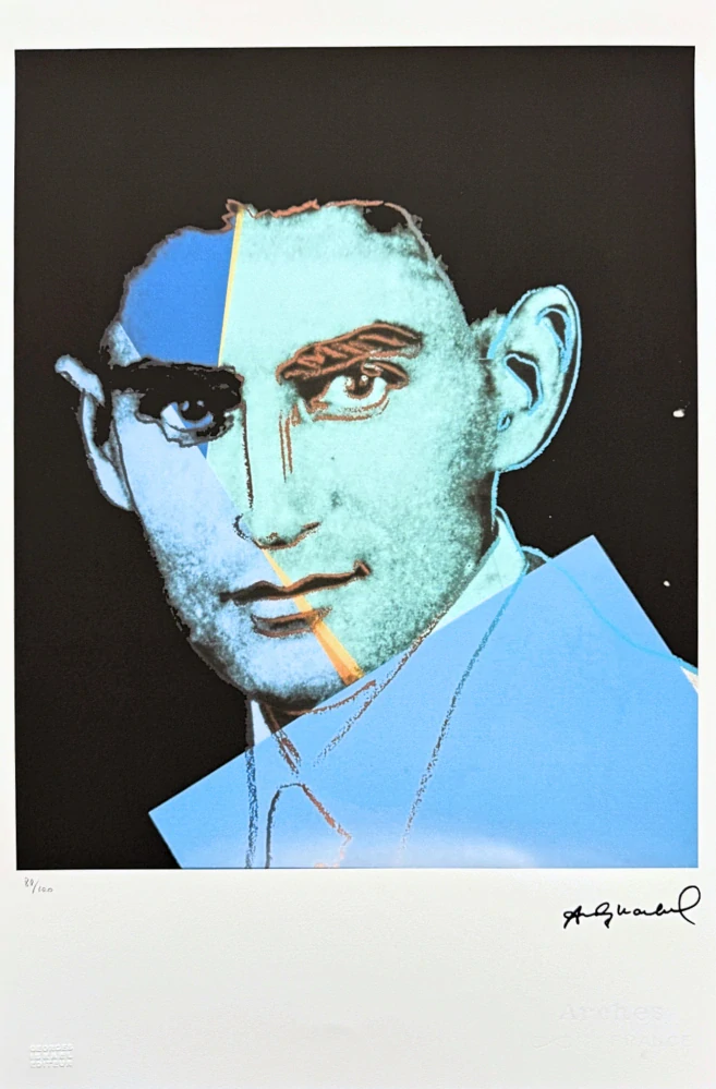 Andy Warhol - Franz Kavka 80/100 - edice Leo Castelli s certifikátem