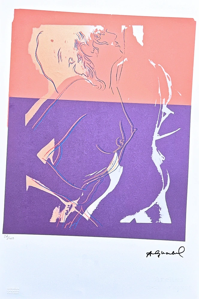 Andy Warhol - Act Love 24/100 - edice Leo Castelli s certifikátem
