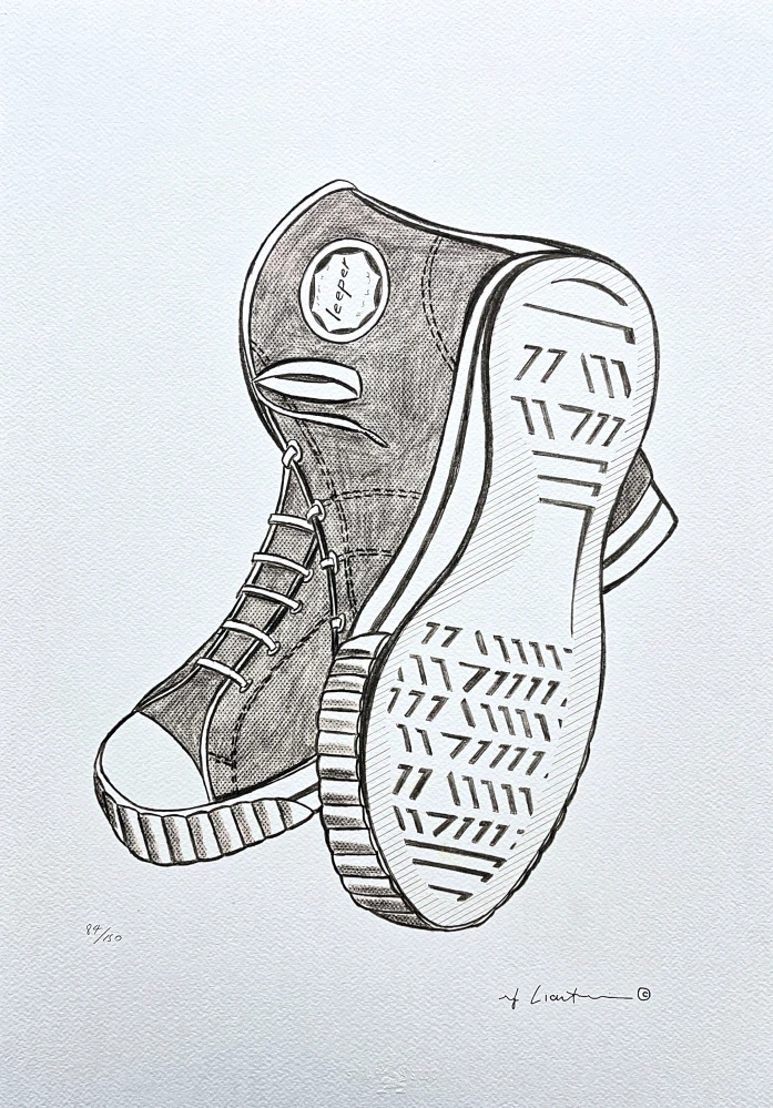 Roy Lichtenstein - Keds II - signováno, 35x50cm, limitovaná edice 84/150