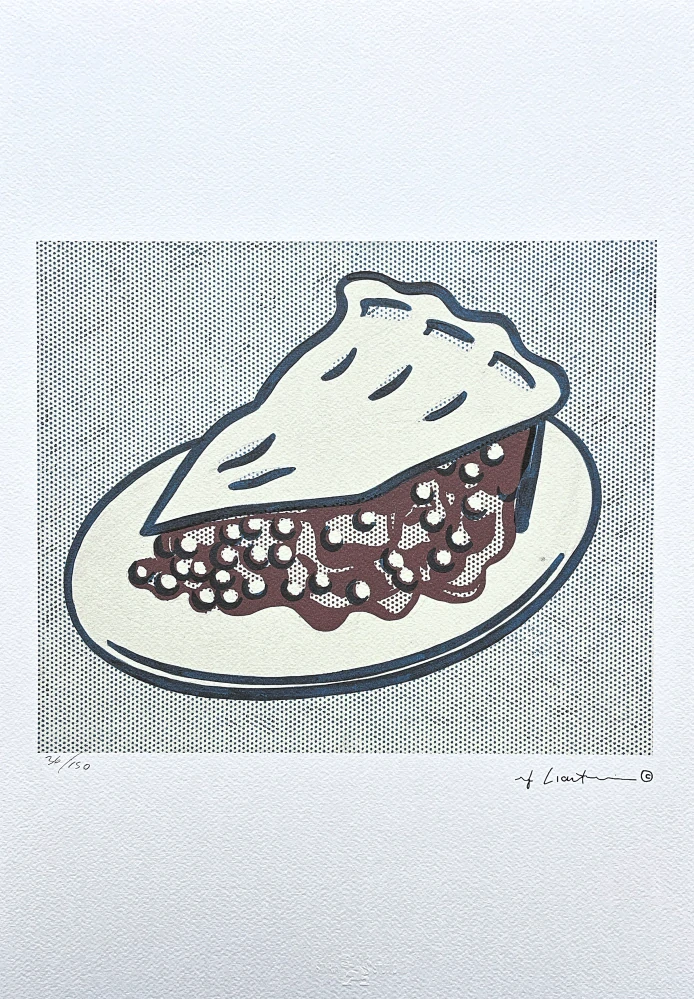 Roy Lichtenstein - Cherry pie - signováno, 35x50cm, limitovaná edice 36/150