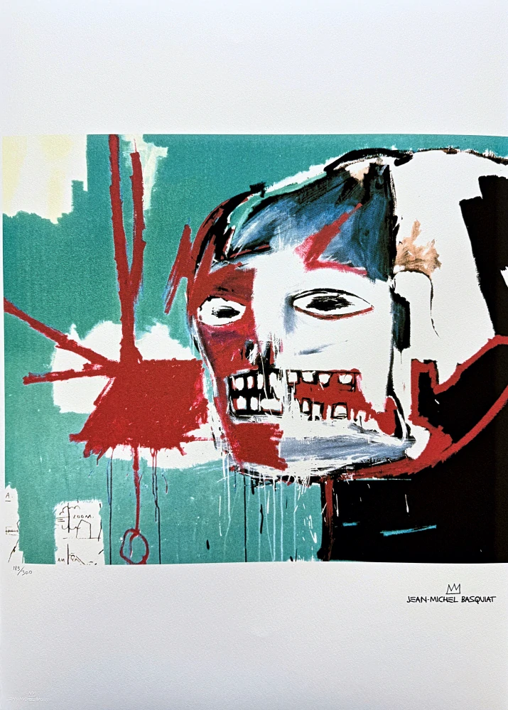 Jean-Michel Basquiat - La Colomba 183/300 - limitovaná edice, signováno, 50x70cm