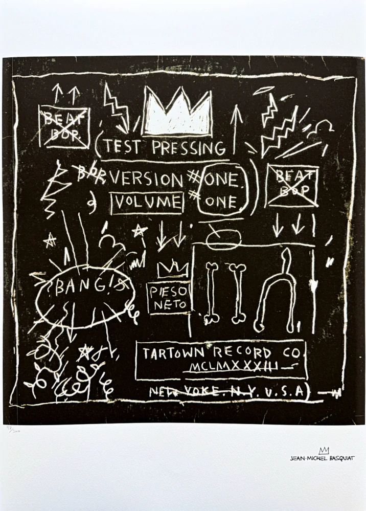 Jean-Michel Basquiat - Beat bop 138/300 - limitovaná edice, signováno, 50x70cm