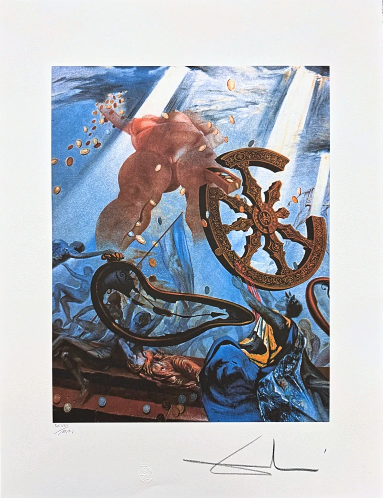 Salvador Dalí - Renaissance - signováno, limitovaná edice, 50x66cm