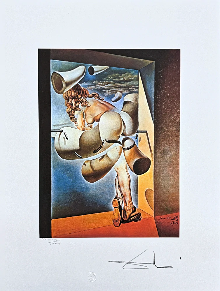 Salvador Dalí - Joven Virgen - signováno, limitovaná edice, 50x66cm