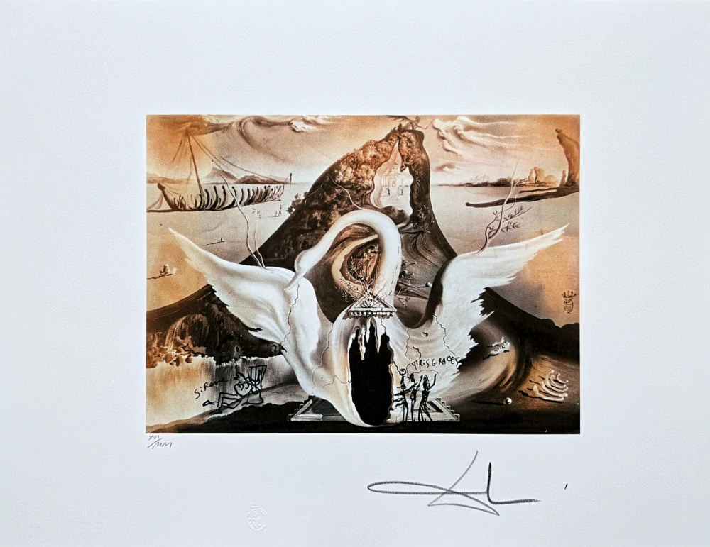 Salvador Dalí - Bacchanale - signováno, limitovaná edice, 66x50cm