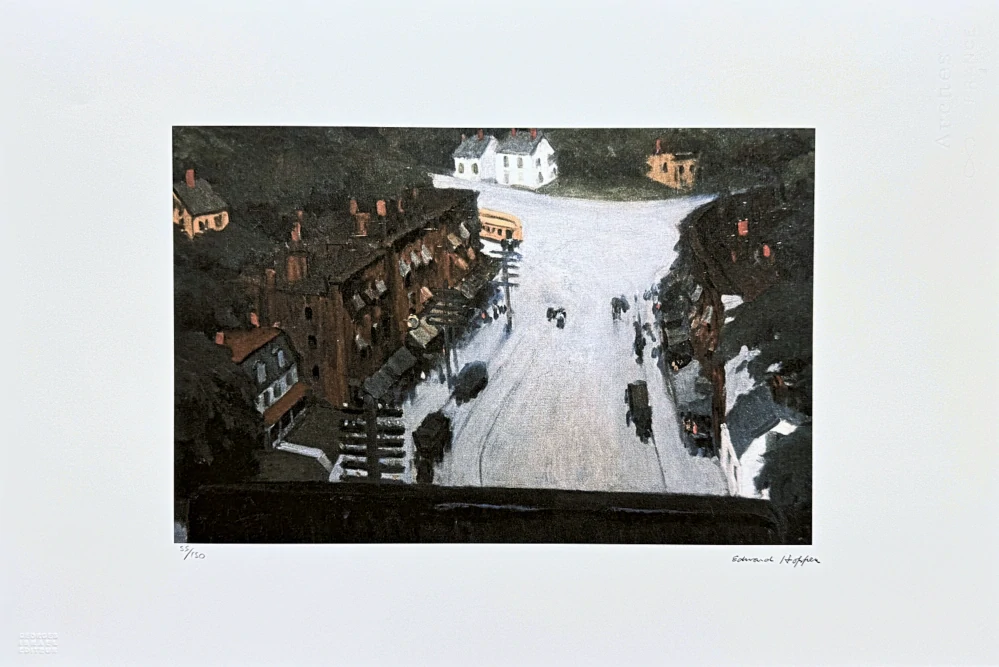 Edward Hopper - Vermont sugar house 55/150 - - limitovaná edice, s certifikátem, 57x38 cm