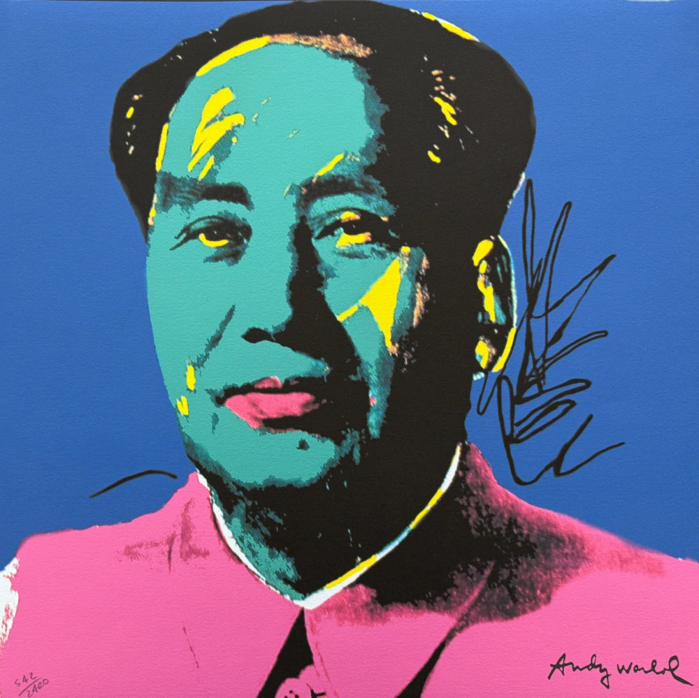 Andy Warhol - Mao Ce Tung I x/2400 - 60x60 cm, limitovaná edice CMOA s certifikátem